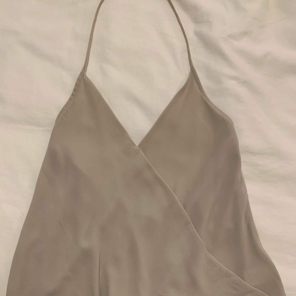 Tan halter top